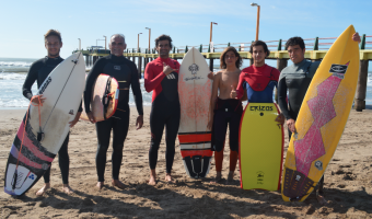 Un rey de las olas en Villa Gesell